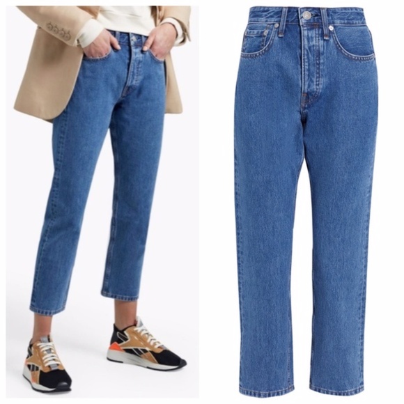 rag & bone Blue Ankle Jeans - Picture 1 of 14